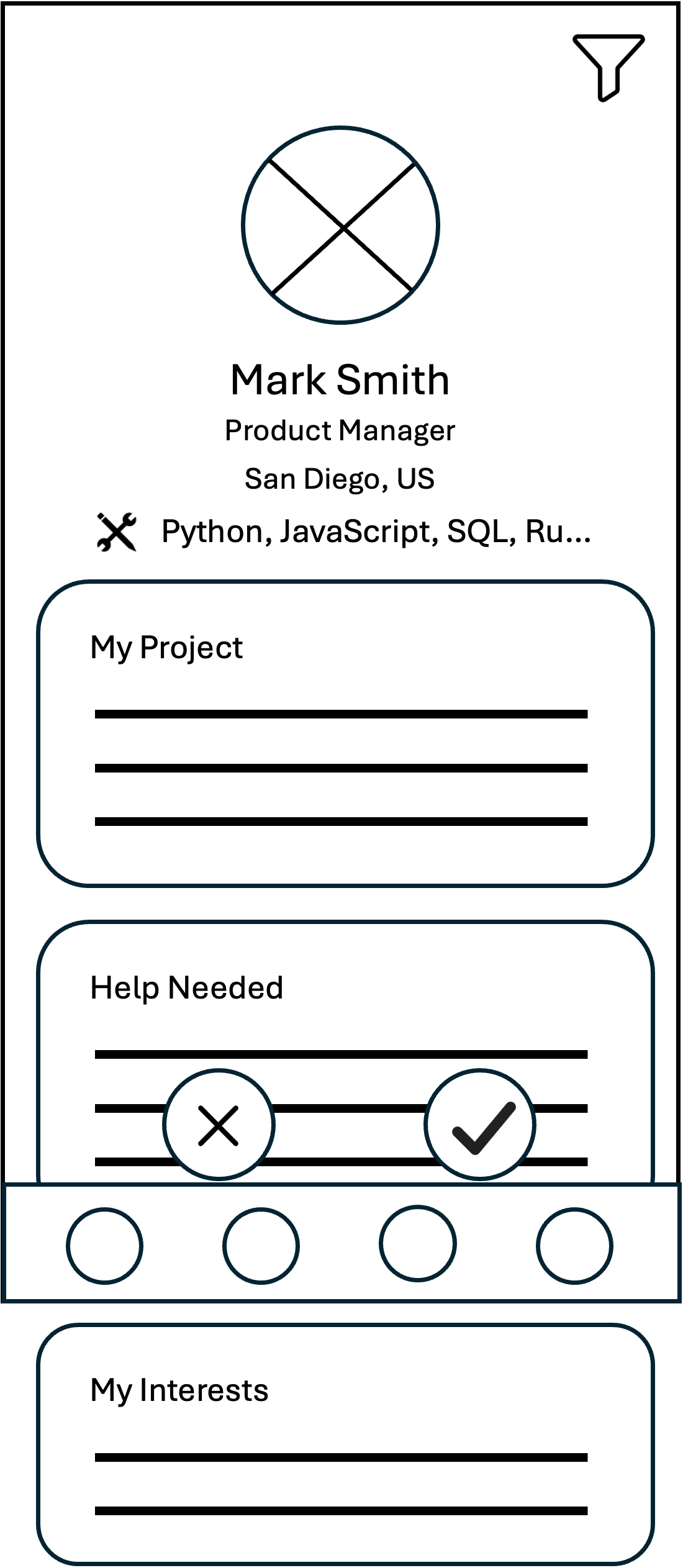 Skills header design