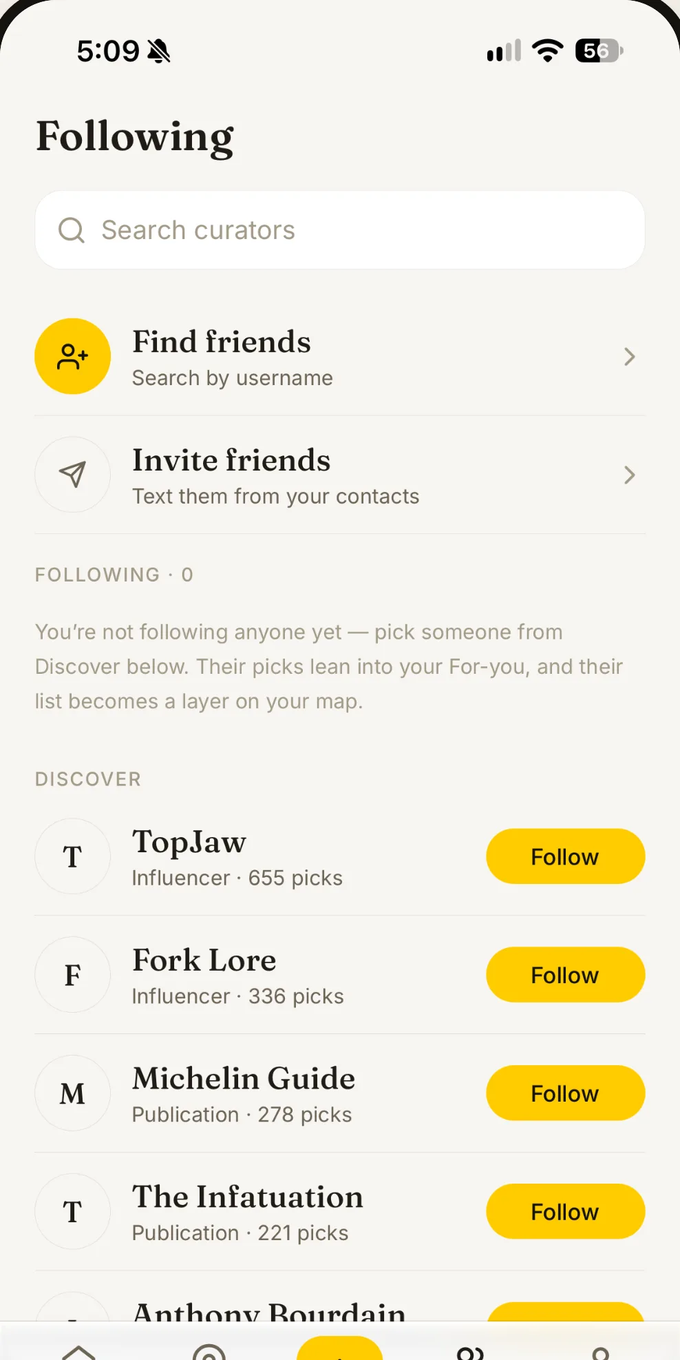 GoodFinds list of curators to follow