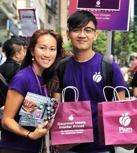 Plum flyers with the new gourmet value proposition