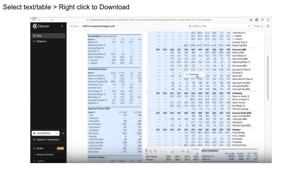 In-depth competitor product analysis